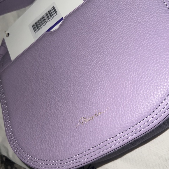 NEW 3.1 Phillip Lim - Pashli Pebbled Leather Saddle Lavender Bag - Picture 4 of 8